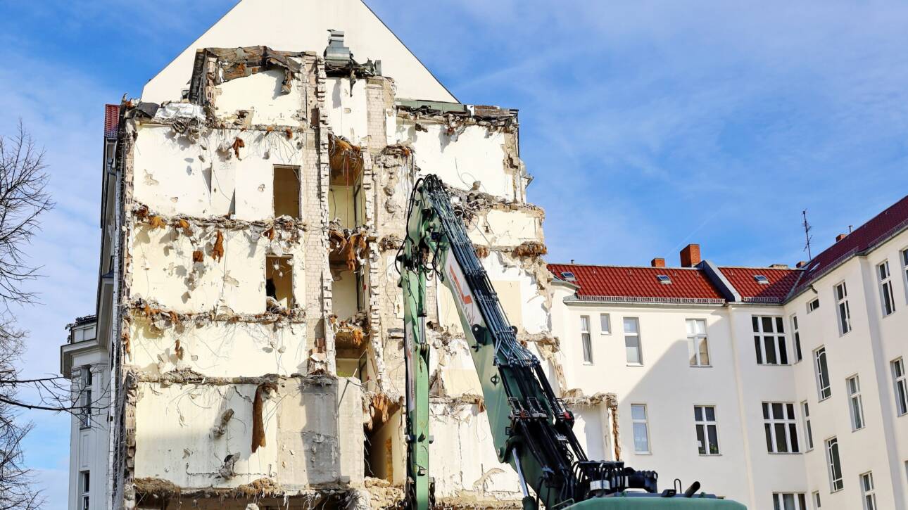 déconstruction des bâtiments