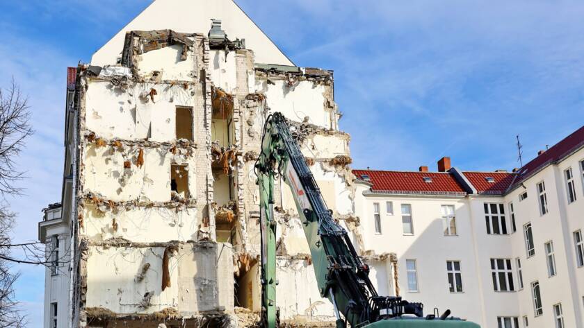 déconstruction des bâtiments